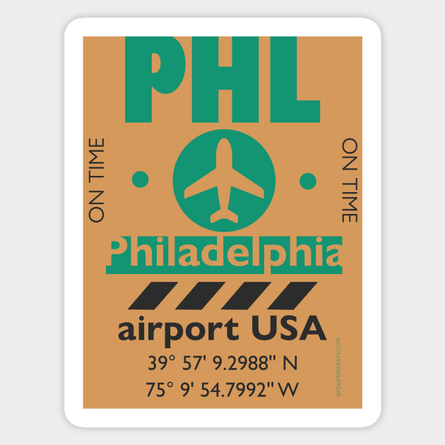 PHL airport Sticker by Woohoo